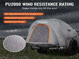 Truck Bed Tent, 6.4'-6.7' Pickup Truck Tent with Rain Layer and Carry Bag, Waterproof PU2000mm V952-PKZP558640670J3L0V0