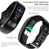 Fitness Bracelet Heart Blood Body Monitoring Black V728-OBA1005007805675162