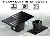 Tow Hitch Cover, Heavy American Flag Metal Trailer Hitch Cover for 2 Inch Receivers, Ideal for Truck V1188-CYX-J02-3875
