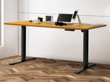 Levede Motorised Standing Desk Adjustable 140cm Natural 1000x 1MM DH4948-140S-BKNT