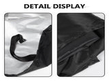 Lawn Mower Cover Black 210D Oxford Cloth Universal Fit for All Types V1192-AZ-W-25521