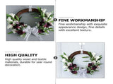 White Calla Lily Wedding Gar Small Wreath for Home Doors V1370-AZ4-23694