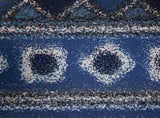200x300cm Large Floor Blue Ethnic Rug Modern Area Carpet for Bedroom & Lounge V63-838351