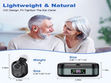 Rechargeable In-the-Ear Hearing Aids with Charging Case and LCD Display Ultra-Compact Sound V1107-CS-HLCHS