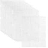 20 Sheets Plastic Canvas, 13x10.2Inch 7CT Transparent Mesh Canvas for Embroidery V1370-AZ4-07619
