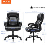Heavy Duty Executive Office Chair with Cutting-edge Adjustable Lumbar Support for Long Hours, Big V952-LBYZXKPGKDJZBI124V0