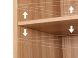 Artiss Bookshelf 7 Tiers MILO Pine FURNI-Q-BSHELF-02-WD