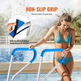 Pool Handrail 39 x 32 inch Stainless Steel with Base Plate for Spas V952-BXGYCFSDDB39WBGVHV0
