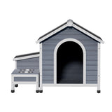 i.Pet Dog Kennel House Large Wooden Outdoor Pet Kennels Indoor Puppy Cabin PET-GT-DH990-GR-AB