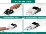 Blackjack Shoe and Discard Tray Clear Acrylic Blackjack Dealing Shoe Card Dispenser for Playing V1258-DP02-C-2742