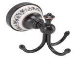 Wall Mounted Coat Hook 3 Prong Retro Look Corrosion Resistance Hanging Towel Hook for Bathroom V1294-YM0521-3112220086111