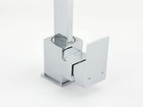 WELS Chrome Square Gooseneck Spout Swivel Laundry Sink Kitchen Mixer Faucet Tap V1233-KSQ501CR