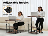 Artiss Laptop Desk Height Adjustable Mobile Workstation Computer Desks 60CM LA-DESK-C-60-2T-OAK