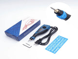 Engraver Pen, 25W 6 Speed Engraving Pen for Metal, Wood, Glass and Plastic, Handheld Engraving V1192-AZ-W-2842