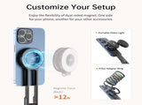 ULANZI MA30 Magnetic Phone Tripod Stand for iPhone - Aluminium Maglock Smartphone Mini Tripod Pocket V413-M030