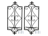 2pcs Wall Sconce Candle Holder Hanging Iron Wall Candle Sconce Holder Wall Decorations for Living V1294-YM0703-3115230035111