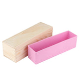 DIY Rose Pattern HandMade Bread Soap Mould Silicone Liner Mold Cake Making Wooden V1294-YM0901-3112200122412