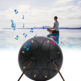 2026 Winter Clearance! Outdoor Rain Drum Outdoor Rain Play Steel Tongue Drum 11.4Cm 8 Tones V1370-AZ4-19846