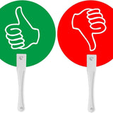 Thumbs UpThumbs Down Paddles for Classroom Voting, Teacher Event Supplies and Auction Signs 24 Packs V1192-AZ-W-10742