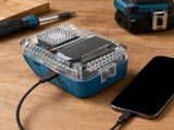 140W PD3.1 Bidirectional Type-C Battery Charger Adapter LED Digital Display ABS Shell for 20V 28V V1192-AZ-W-24200