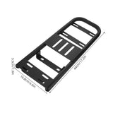 Heavy Duty Black Rear Bike Rack for Electric Bikes Extended Cargo Carrier V1369-AZ3-W-18839