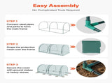 Crop 2.48 x 1.2 x 1.2 m Plant Protection Tent with Zippered Door, Wind-Resistant Tall Crop V952-ZZBHZ1PCS984ZQZ2F001V0