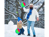 Toys Toss and Catch Game Set, Ball Sports Games with Paddles Balls and Storage Bag, Cotton ball toys V1263-JX-1402