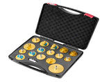Brake Master Bleeder Kit, 17 Pcs, Professional Brake Bleeder Adapter Set with Complete Kit & Handle, V952-CCYGHSPQTJ17GSTKOV0