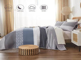 Ornate Quilted Bedspread and Pillowcases Set Beautifully Crafted for Luxury - Queen size V745-MAC090416Q13U