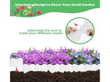 20Pcs Border Fence Walkway Landscape Edging - White V1263-JX-943