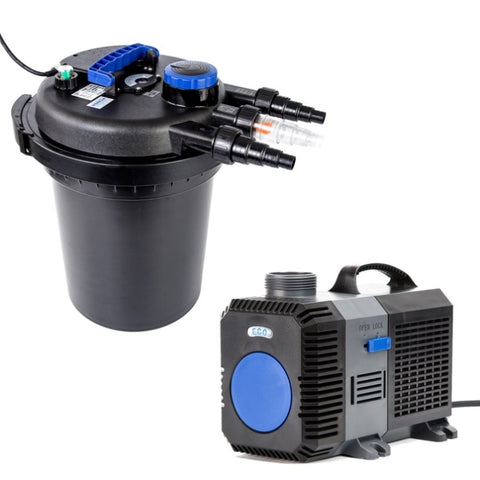 Combo Aquarium Garden Filter 10000L/H + Submersible Water Pump 10000L/H V274-AQ-CPF250-CTP10000