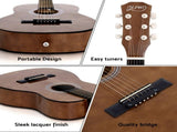 Alpha 31" Steel String Acoustic Guitar Portable GUITAR-E-31-NAT