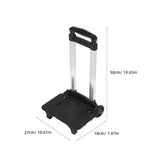 Heavy Duty Portable Folding Hand Truck with Metal Frame and Compact, Easy Storage Design V1192-AZ-W-21248