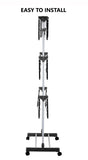 Folding 3 Tier Clothes Laundry Drying Rack with Stainless Steel Tubes for Indoor & Outdoor Home V178-36029