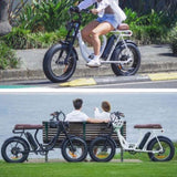 VALK Nomad Electric Fat Tyre Bike, 350W, 32km/hr, Throttle ebike, Disc Brakes, Step-Through Alloy, V219-BIKSRFVAS4WA