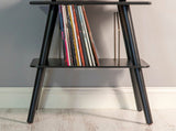 Crosley Voyager Bluetooth Portable Turntable Crosley Turntable Stand Bundle - Amethyst V398-CRIW8017BST-AM4