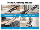 Devanti Cordless Vacuum Cleaner with Auto-Empty Dust Station, 18kPa Powerful Suction 1.05kg VAC-CL-V1P-CE