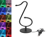RGB Music Note Light LED Colorful Table Wall Lamp for Christmas Wedding Sign Birthday Party V1294-YM0715-3119210274911