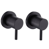 Bathroom Shower Bath Hot and Cold Mixer WATERMARK Certified in Black V63-847871
