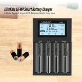 LiitoKala Lii-M4 Smart Battery Charger LCD - 4-Slot USB for 18650 AA AAA Li-ion V238-SUPDZ-41167153594448