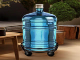 Movable Iron Potted Plant Stand for Home Garden Decoration-Black V1161-101164
