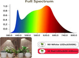 Dual Ring LED Grow Lights for Indoor Plants, 6000K Full Spectrum, Auto On Off Timer 4/8/12/18Hrs, V1237-ZY00B0D6RD1ZV2