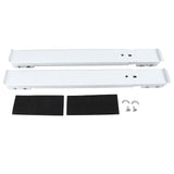 2pcs Washing Machine Mobile Roller Extendable Iron White 16 Wheels Low Noise High Load Bearing with V1294-YM0901-3113230334611