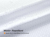 Shower Curtain - Waffle Shower Curtain - 180 x 200 cm - White Shower Curtain - Textured Fabric V1259-DP01-BO-32