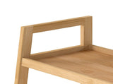 Levede Bamboo Ladder Bookcase 4-Shelf Books Plant Storage Shelf Rack Organiser EA0289-NT-AU