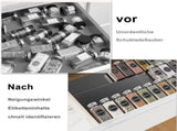 6-Piece Adjustable Spice Rack for Kitchen Storage, Compatible with Jars V1188-MS-325-1367