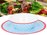 Bowl Dish Set Imitation Porcelain Fruit Salad Dessert Plate Dinnerware Tableware V1294-YM0718-3118200280911