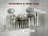 Bathroom Suction Box, 2026 New No-Drill Large Capacity Strong Load-Bearing Suction Cup V1258-DP02-F-406