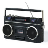 Crosley Blast Boombox Cassette Player - Black V398-CT202A-BK
