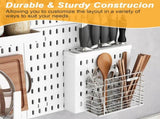 CARLA HOME Pegboard Wall Organizer Kit with 3 Modular Panels & 17 Accessories for Office, Gaming & V178-36273